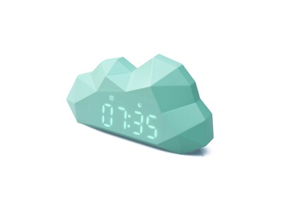 Cloudy Clock Bulut Saat - Turkuaz - 2