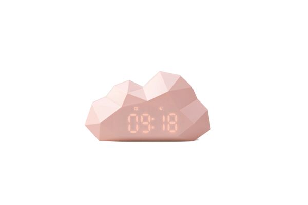 Cloudy Clock Bulut Saat - Pembe - 1