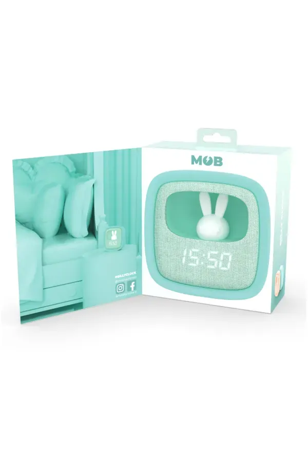 Billy Clock Masaüstü Saat ve Aydınlatma – Turkuaz - 5
