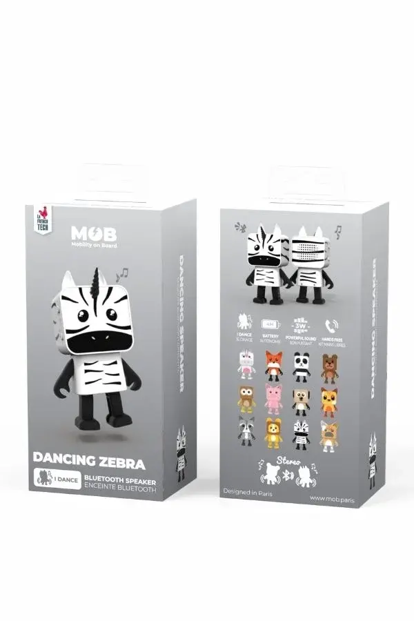 Dans Eden Bluetooth Hoparlör - Zebra - 5