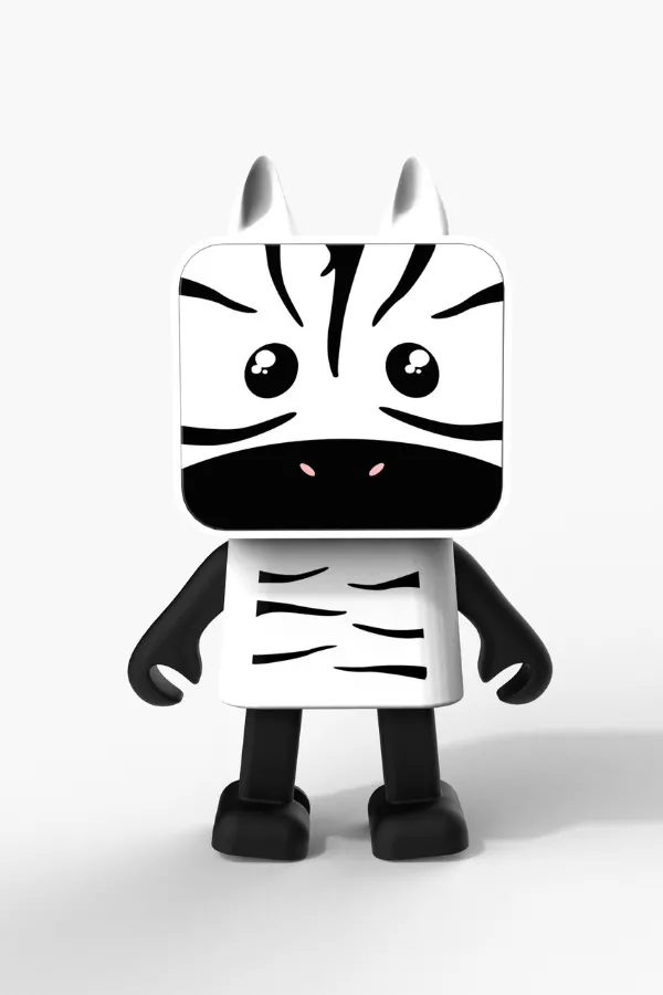 Dans Eden Bluetooth Hoparlör - Zebra - 1