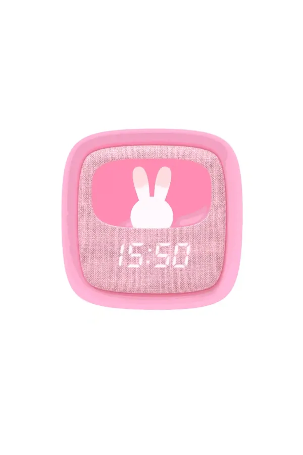 Billy Clock Masaüstü Saat ve Aydınlatma – Pembe - 1